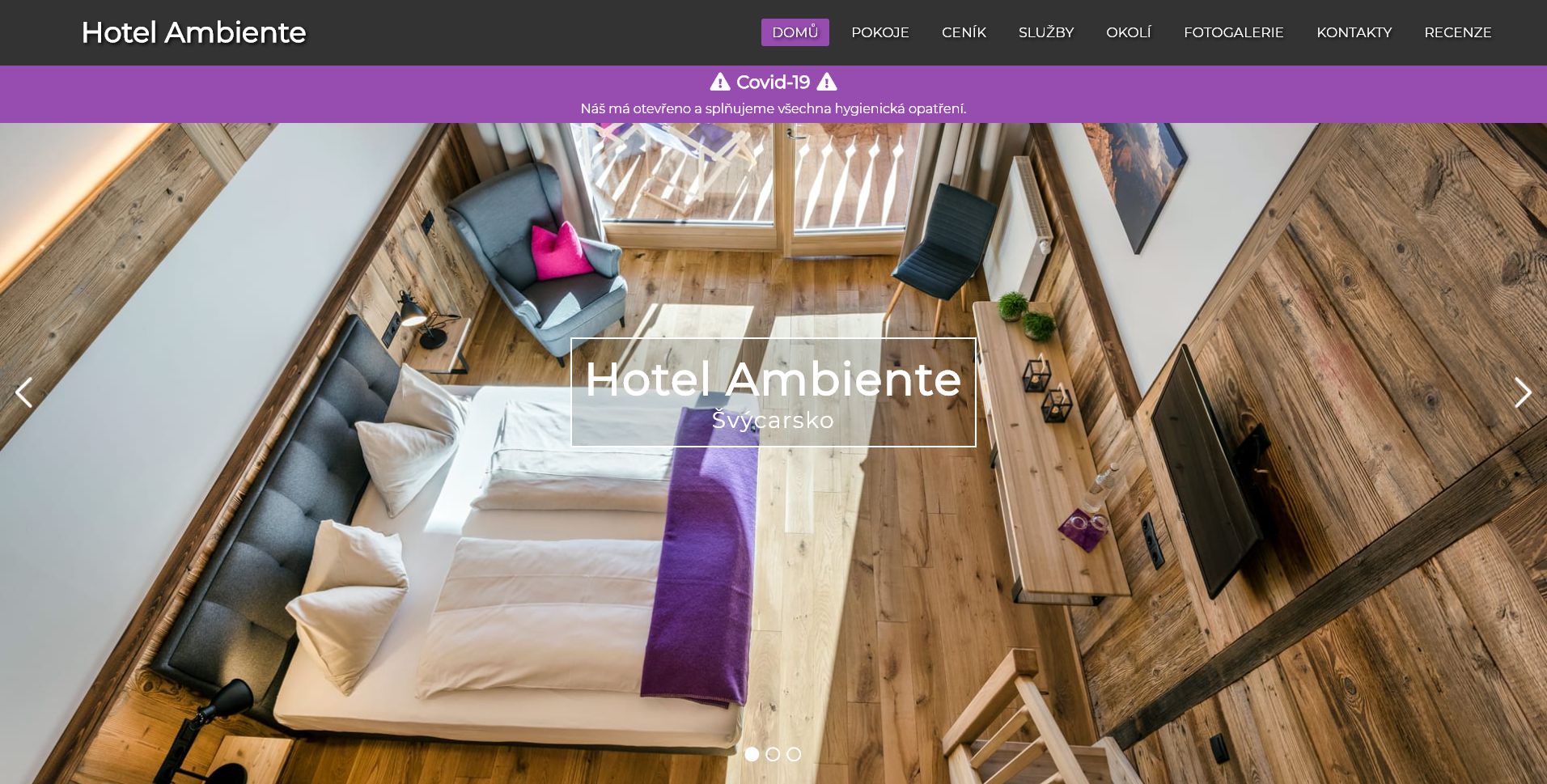 pro náročné stránka - homepage